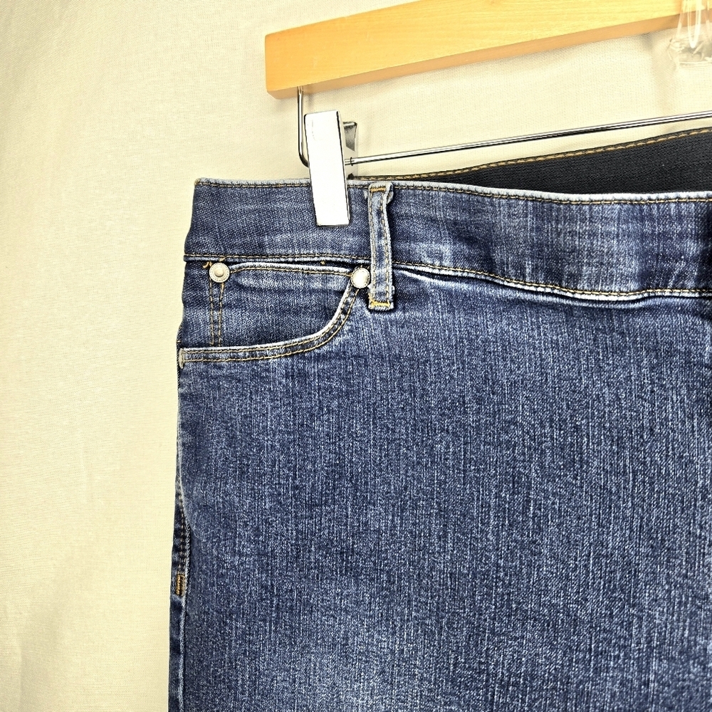 CJ Banks Stretch Skinny Denim Jeans. Blue 14W - Picture 6 of 11